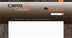Desktop Screenshot of camocelebrations.com